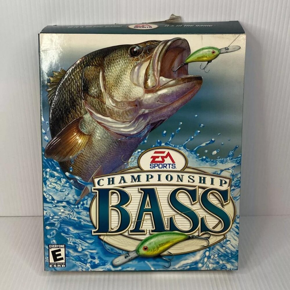 EA Sports Championship Bass VTG PC Game 2000 + Original Box